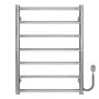 Рушникосушарка електрична Ladder П7 500х700 Deffi нержавіюча сталь (Хром, EF16, Праве підключення) — Photo 3