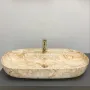 Умивальник (раковина) VBI TERNI M TRAVERTINE накладний — Photo 7