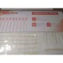 Шторка для ванної ZERIX SCP-017-180x200 з PEVA (поліетиленвінілацетату) (Візерунок "Плитка" 3-Д молочна) (ZX6090) — Photo 7