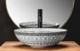 Умивальник (раковина) REA ARTE DARK GREY сірий накладний — Photo 9