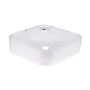 Комплект Qtap Stork: Раковина накладна квадратна 430x430x120 мм White + Донний клапан PU02 — Photo 9