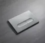 Панель змиву Koer KT-0608-01 240x160x10mm пластикова, закруглена (хром) — Photo 9