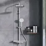 Душова система з термостатом та полицею Damixa 947760000 Apollo — Photo 7