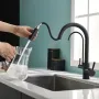 Змішувач для кухні REA ECO FRESH BLACK на дві води на дві води — Photo 8