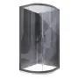Душова кабіна без піддону Koer SR SC04-90x90x195-TR-07 прозоре скло Easy Clean 5мм, графіт (KR5362) — Photo 14