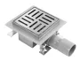 Трап для душу REA CROSS 12x12 NICKIEL BRUSHED — Photo 5