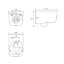 MEKKO rimless унітаз підвісний, сидіння duroplast — Photo 3