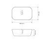 Умивальник (раковина) VBI RAVENNA LIGHT GREY ONYX GLOSSY накладний — Photo 5