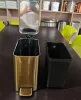 Відро для сміття з плавним закриттям прямокутне Mixxus Premium Quadro-TC0105 Brushed Gold 5 л (колір матове золото) (MI8394) — Photo 46