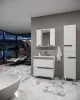 Пенал підлоговий з корзиною Верона 200х40х35 Білий — Photo 7