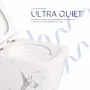 Унітаз підвісний Tern Ultra Quiet 490×365×325 мм, Marble, з сидінням Slim Duroplast / Soft-close / Quick Release QT17332303ASMR Qtap — Photo 12