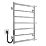 Рушникосушарка електрична Ladder П7 500х700 Deffi нержавіюча сталь (Хром, JD03, Ліве підключення) — Photo 4