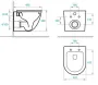 Інсталяція KollerPool AQUA LINE + EDGE White панель змиву + підвісний унітаз ROUND Smart з сидінням Soft-close ( змив Tornado 3,0 ) — Photo 15