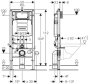 Набор инсталляционный: SOLO Rimless унитаз подвесной, сиденье твердое Slim slow-closing 51*35,5*33 см, 111.300.00.5 DUOFIX монтажный элемент — Photo 4