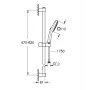 Душовий гарнітур Grohe Tempesta Cube 2 режими 110 (267482433) — Photo 5