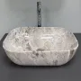 Умивальник (раковина) VBI RAVENNA STONE GLOSSY накладний — Photo 8