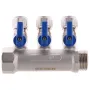 Колектор з кульовими кранами і фитингом Koer KR.1126-3 1"x3 ways (KR2839) — Photo 4