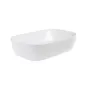 Комплект Qtap Robin: Раковина накладна прамокутна 610x400x145 мм White + Донний клапан PU02 — Photo 9