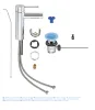 Змішувач для раковини S-розміру Grohe Essence New (32898001) — Photo 14