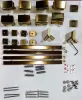 Душова кабіна без піддону Koer SR SC10-90x90x195-TR-12 прозоре скло Easy Clean 6мм, матове золото (KR5943) — Photo 53
