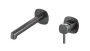 IMEX TOSCANA BLACK GUN METAL Змішувач для умивальника зі стіни, PVD графіт — Photo 3
