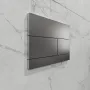 KVADRO M панель змиву polished aluminum — Photo 6