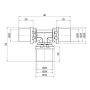 Трійник прес Icma 20х26х20 №406 — Photo 4