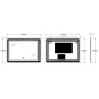 Дзеркало ZERIX MIRRA MR05-100x70 з LED Touch, Anti-fog, димером, рег. яскравості (ZX6060) — Photo 8