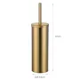 Йоржик для унітазу підлоговий Mixxus Ellipse-TB0202 Brushed Gold (колір матове золото) (MI8401) — Photo 29
