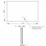 Дзеркало Qtap Taurus (TA1) 1200×800 мм з LED-підсвічуванням Touch, з антизапотіванням, з димером, рег. темп. кольору (3000-6500K) QTTAU120080048958 — Photo 9