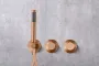 IMEX ASSEN BRUSHED ROSE GOLD Набір для душу термостатичний, PVD матове рожеве золото — Photo 5