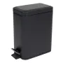 Відро для сміття з плавним закриттям прямокутне ZERIX SANSA-TC0105 BLACK 5 л (колір чорний) (ZX5894) — Photo 9