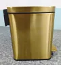 Відро для сміття з плавним закриттям прямокутне Mixxus Premium Quadro-TC0105 Brushed Gold 5 л (колір матове золото) (MI8394) — Photo 58