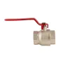 Кран кульовий Koer KR.214 - 2-1/2" FF ГГР (ручка "важіль" червона) (KR4950) — Photo 8