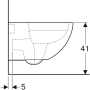 Підвісний унітаз Geberit Acanto 500.600.01.2 — Photo 7