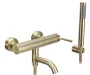 Змішувач для ванни та душу REA ARGON BRUSHED GOLD з виливом — Photo 6