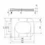 Сидіння для унітазу Qtap (Stork, Aquarius 630) 420x336x22 мм, White, з мікроліфтом, Slim Duroplast, Quick Release QTSC179W49263 — Photo 6