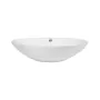Комплект Qtap Dove: Раковина накладна овальна 625x415x150 мм White + Донний клапан PU02O — Photo 8