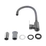 Змішувач для кухні Brinex Pure 015F3 з гнучким виливом   Graphite/Grey BRIPUR015F3GRG — Photo 7