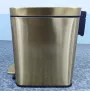 Відро для сміття з плавним закриттям прямокутне Mixxus Premium Quadro-TC0105 Brushed Gold 5 л (колір матове золото) (MI8394) — Photo 62