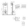 Готове рішення Qtap для ванної кімнати: підвісний унітаз Swan Ultra Quiet 520x360x320 + комплект інсталяції Nest 4 в 1 (лінійна клавіша Chrome) — Photo 10