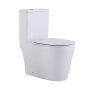 Унітаз-моноблок підлоговий Qtap Swan Ultra Quiet безобідковий з сидінням Soft-close WHITE QT16226080AW — Photo 9