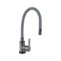 Змішувач для кухні Brinex Pure 015F3 з гнучким виливом   Graphite/Grey BRIPUR015F3GRG — Photo 4