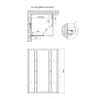 Душова кабіна Lidz Wawel SC90x90.SAT.LOW.DGR, скло темне тоноване 4 мм без піддона — Photo 7