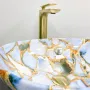 Умивальник (раковина) VBI PARMA MARBLE BLUE GLOSSY накладний — Photo 10