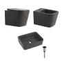Комплект Qtap Tern Anthracite 3 в 1: підвісний унітаз Ultra Quiet + біде підвісне + раковина накладна QTROBAN49157 — Photo 10