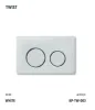 Інсталяція KollerPool AQUA LINE + TWIST White панель змиву + підвісний унітаз ROUND Black matt з сидінням Soft-close ( змив Tornado ) — Photo 11