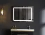 Дзеркало Mixxus LIGHT MR01-70x50 з Led Touch, Anti-fog, димером, регулятором яскравості, годинником (MI6000) — Photo 27