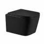 Унітаз підвісний Qtap Crow Ultra Quiet 485×340×290 мм, Matt Black, з сидінням Slim Duroplast/ Soft-close/ Quick Release QT05335171MB — Photo 2