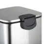 Відро для сміття з плавним закриттям квадратне ZERIX KUBIX-TC0108 SS COLOR 8л (колір нержавійка) (ZX5891) — Photo 11